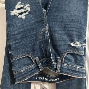 AE Next Level High-Waisted Patched Jegging